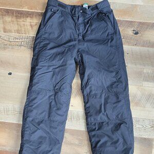 LL Bean Kids' Cold Buster Snow Pants Black Size 16